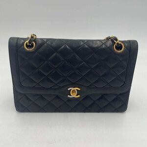 Chanel Paris two-tone double flap bag